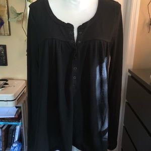 NWOT We The Free waffle knit babydoll shirt
